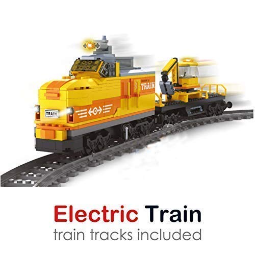 Ingenious Toys® Konstruktion Zug & Bagger Komplett mit Kreissäge Track / 463pcs Baukasten #B5827