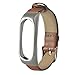 Produktbild Gaddrt Neues Business Leichtes Leder Smart Armbanduhr Armband Für Xiaomi Mi Band 2 Braun