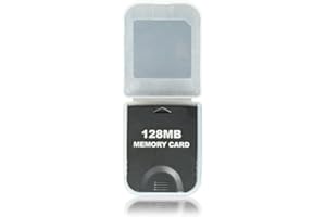 WICAREYO 128MB Black Memory Card Compatible for Wii NGC Console