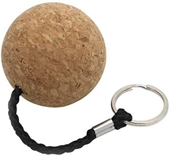 50mm Floating Cork Keyring Water Ball Buoyant Key Ring Marine Sailing Boat Float