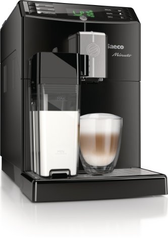 Saeco HD8763/01 Minuto Kaffeevollautomat, integrierte Milchkaraffe, schwarz - 3