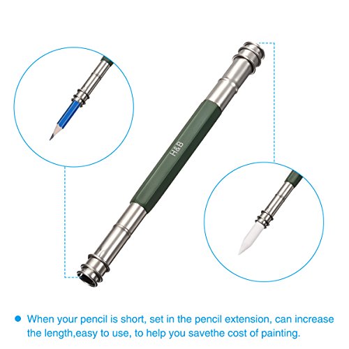 confronta il prezzo ARTISTORE Set matite per il disegno a carboncino 32 pezzi con album da disegno, borsa, strumenti, gomme da cancellare, set di matite in grafite professionale per ombreggiatura, disegno e disegno MM miglior prezzo