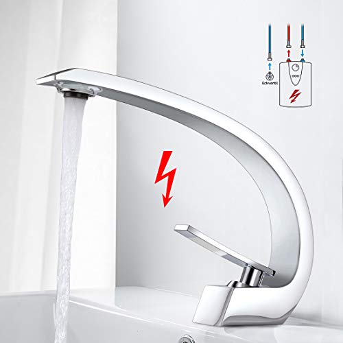 Preisvergleich Produktbild BONADE Niederdruck Waschtischarmatur Niederdruckarmatur Wasserhahn Bad Armatur Einhebelmischer Mischbatterie Waschbeckenarmatur für Badezimmer Waschbecken (ohne Zugstangen-Ablaufgarnitur)