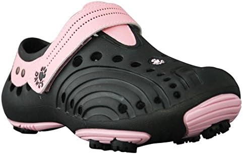 USA Dawgs Girls Golf Spirit Black/Soft Pink Size 3