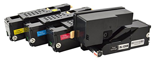 4 Toner-Kartuschen kompatibel für Dell 1250 1350 1355 C1760 nfw SET Multipack Black, Cyan, Magenta, Yellow - 2