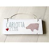 Türschild aus Holz ,Holzschild Familie,handmade,Türschild für die Haustür mit Namen, Glücksbrett, Kinderzimmer