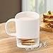 Produktbild 250 ml Dunk Tasse – Keramik Kaffeebecher mit Keks Halter Cookies