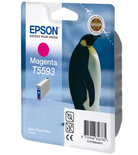 Epson T5593 Cartouche d'encre d'origine Magenta pour RX700
