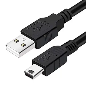 Lapster 5 pin mini usb cable, usb b cable,camera cable usb2.0 for External HDDS/Card Readers/Camera etc.