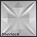 Produktbild 1 m², Paneele 3D Deckenpaneele Wandpaneele 3D Wanddekoration, 50x50cm SHERLOCK