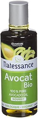 NATESSANCE Huile d'Avocat Bio Nourrit 100 ml - Lot de 2
