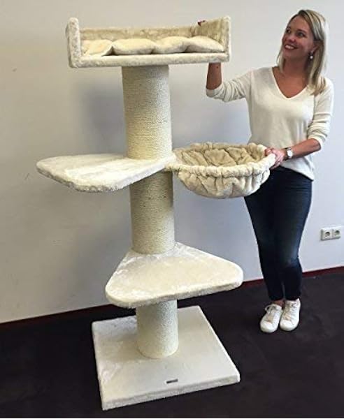 Arbre A Chat Xxl Geant Royalty Plus Beige Maine Coon Griffoir Arbres Pour Grand Gros Chats Solide A Grande Taille Original Design Moderne De Luxe Adulte Amazon Fr Animalerie