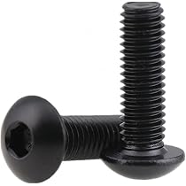50 Viti A Testa Esagonale Cava (socket Cap) #6-32 X 3/4 Pollici - Acciaio Lega Nero Ossido, Nuovo Pacco