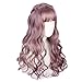 Produktbild Lange Rolle Synthetische Perücke, Welle weich Lange Wellung Partei Mitte Abschied Hitzebeständige High Density Cosplay Perücke