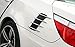 Roadker® car Vent Decorative Shark Gills Automotive Shark Gills Side Vent Outlet Side Outlet Pair