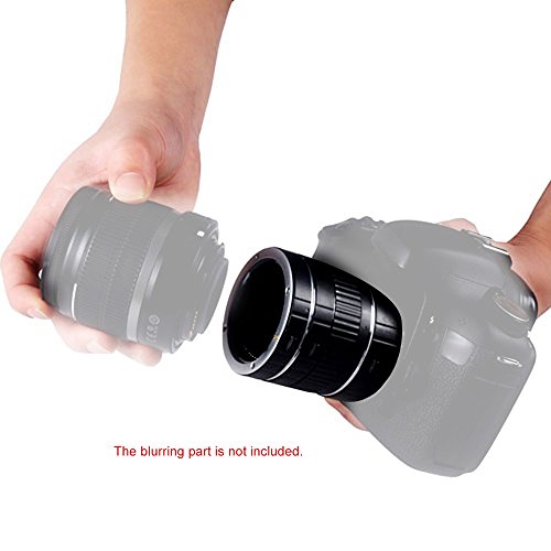 Andoer Viltrox DG-G autofocus AF TTL Tubes d extension Ring 12mm 20mm 36mm Set Metal Mount avec enjoliveurs pour Canon EF EF-S 35mm objectif DSLR