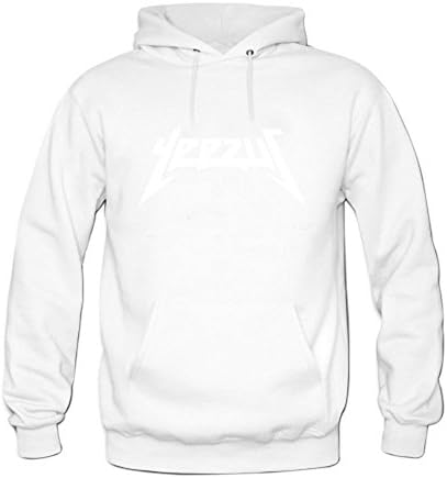 Women's Yeezus DIY Cotton Graphic Hoodies Jacqueline begay -  White - 