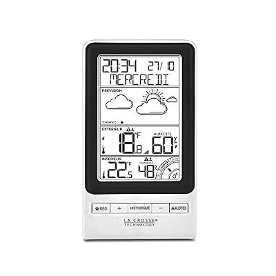 La Crosse Technology La Crosse Technology-WS6819 Prévision, Alertes de Température et Indice de Confort Station météo, Noir