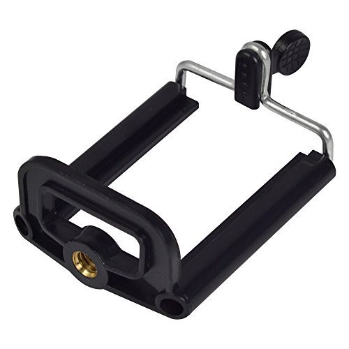 MENGSÂ® 1/4 universell Schraubenkopf Handy Smartphone Stativ-Halterung fÃ¼r iphone, ipod touch, HTC, Samsung, Blackberry und andere Android-Smartphones - Schwarz