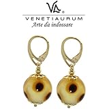 Venetiaurum - Orecchini in vetro di Murano e Argento 925 Made in Italy