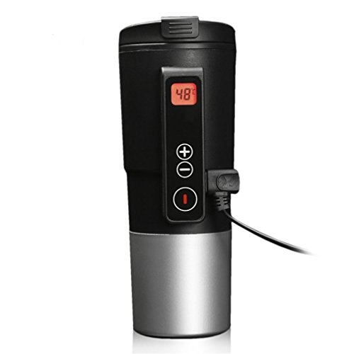 Preisvergleich Produktbild Auto-Heizung Cup-12V 380ML Auto Smart Temperaturregelung Tasse Auto Kaffee Tee Milch elektrische Heizung Cup-mit Temp Control und LED-Anzeige