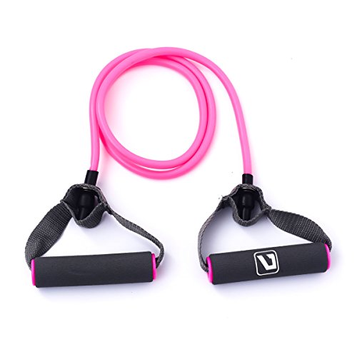 Resistance Fitnessbändern Liveup SPORTS Toning Tube Gymnastikbänder Widerstandsschleife für Yoga, Pilates, Reha-Sport Physio-Gymnastik - Für Männer & Frauen - Hergestellt aus Natürlichem Latex- LS3201