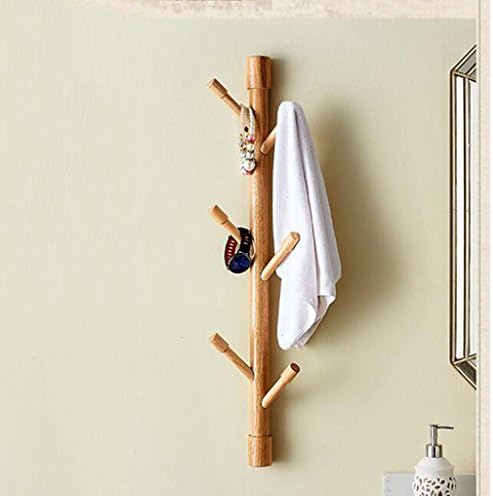 Cdbl Iron clothing shelves Coat rack Wall hangers Clothes racks Living room Bedroom Wall racks Solid wood Simple coat rack Clothes hook (Color : C)