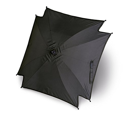UNIVERSAL BUGGY/STROLLER PUSHCHAIR SUN PARASOL - SUN UMBRELLA SHADE CANOPY - BLACK