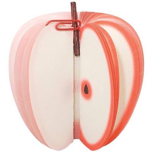 Preisvergleich Produktbild Kikkerland Früchte Memo Pad, Apple