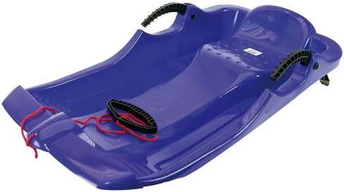 AlpenGaudi AlpenSpider Rot Plastic sled with Plastic brakes
