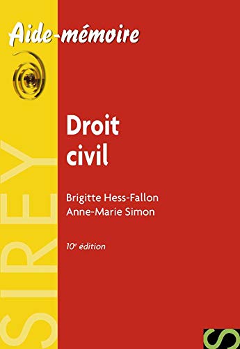 Télécharger Droit civil - 10e éd.: Aide-mémoire Sirey Gratuit