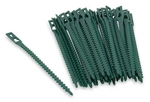 Windhager Pflanzenbinder, Grün, 140mm, 50 Stück