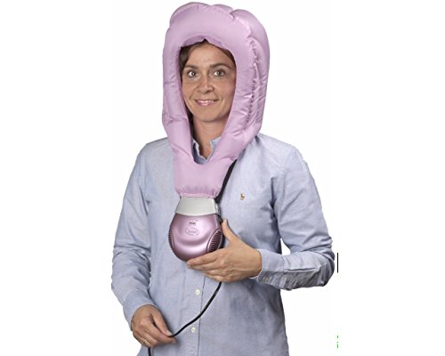 MIA ProTec 2in1 Volumenhaube / Haartrockenhaube mit IONen Technologie, Haartrockner Trockenhaube mit Leistungsstarken 1000W, Leichtgewichtige 650 gr., Rose - 2