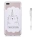 Produktbild Grandoin iPhone 8 Plus Hülle,iPhone 7 Plus HandyHülle, Süßes Muster Transparent Ultra Dünn Weiche TPU Silikon Schutz HandyHülle Case Cover für Apple iPhone 8 Plus/iPhone 7 Plus 5.5 Zoll - Katze