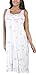 Ladies Sleeveless Floral Nightdress Four Front Buttons with Satin and Lace Trim PINK Small (10-12)