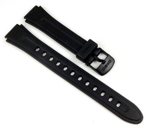 Casio Ersatzband Uhrenarmband Resin Band Schwarz 15mm für LW-201 10177113 Casio Ersatzband Uhrenarmband Resin Band Schwarz 15mm für LW-201 10177113