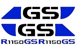 AZGRAPHISHOP KIT 2 Stickers FÜR SEITLICHE FÄLLE R 1150 GS/ADV AD-R1150GS (Blue)