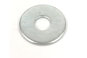 Munitech, M10 Washers, M10 x 25mm Penny Washers, Large Flat Repair Washer, Zinc Plated Plain Round Washers for Screws and bolts (Pack of 12)