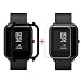 Produktbild Fcostume Uhrenarmband, Schlanker bunter Rahmen Schutzhülle für PC-Gehäuse Abdeckung Für Huami Amazfit Bip Youth Watch mit Displayschutz (Schwarz)