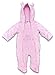 Baby Girls Padded Love Cuddles Snowsuit Pramsuit with Ears sizes from Newborn to 6 Months