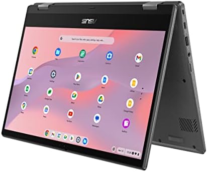ASUS Chromebook CM1402FM2A#B0CZ42YZYG, Notebook con Monitor 14" FHD Glossy, 60Hz, MediaTek Kompanio 520, RAM 4GB, 128GB eMMC, grafica ARM Mali-G52 MC2, Chrome, Grigio
