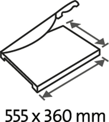 Dahle 550 Roll- und Schnitt-Schneidemaschine (360 x 555 mm, Schnittlänge 360 mm, Schnitthöhe 2,0 mm) - 6