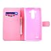 LG G3 Wallet Leather Case,LG G3 Book Style Bling Glitter Folio Portable Case,Herzzer Fashion Luxury [Blue Butterfly Pattern] Crystal Rhinestone Diamond Sparkle PU Leather Flip Protective Case Cover with Card Holder Slot Magnet Closure Stand for LG G3 + 1 x Blue Cellphone Kickstand + 1 x Blue Stylus Pen