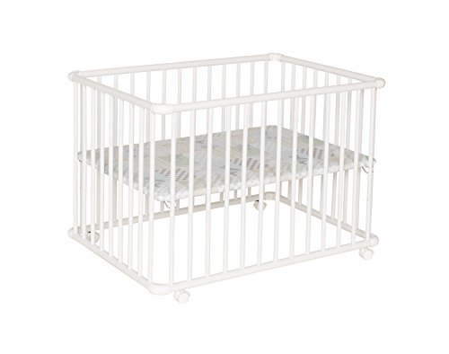 Preisvergleich Produktbild Geuther - Laufgitter Belami klein, weiß, patchwork