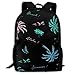 Produktbild Coconut Tree Sailing Beach Printed School Backpack Water Resistant Travel Rucksack Bag Laptop Lightweight Backpack Daypack,17 Inch