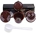 Produktbild Paide [3pcs oder 6pcs Wiederverwendbare und Wiederverwendbare Kaffeekapseln - Dolce Gusto (Brown)