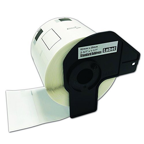 Compatible DK-11209 29mm x 62mm White Thermal Standard Address Labels Compatible with Brother QL-500 550 570 700 710W 720NW 800 810W 820NWB 1050 1100 1110NWB Printers