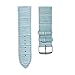 Price comparison product image bloatboy 14mm Replacement Leather Watch Band Watch Strap Release Watch Band Replacement Bracelet Strap Steel Buckle Wrist Band Strap for Mens Womens (Blue)