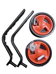 Bike 24 automobile Steel and Plastic Child Cycle Side Supporting Wheels use in 12 inch Cycle and 14 inch Cycle (Colour May Vary)
