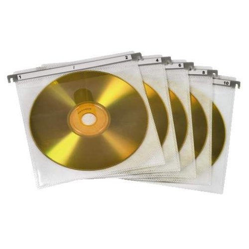 Preisvergleich Produktbild Hama CD / DVD Doppel-Schutzhüllen, 25er-Pack, Weiß